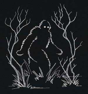 Sasquatch Sneaks design (UT8047) from UrbanThreads.com Yeti Collection, Bigfoot Tattoo, Bigfoot Embroidery, Bigfoot Pictures, Mom Embroidery, Embroidery Simple, Quick Quilts, Bigfoot Art, Visual Narrative