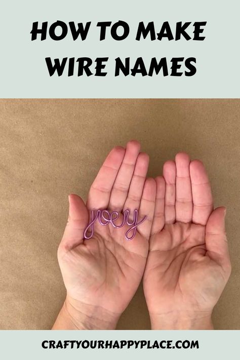 I’ve made very large wire words to decorate in the past - both wrapped in yarn and crafted to glow in the dark for my kid’s bedroom. If you want large words, check out my How To Make Wire Names, Wire Words Diy, Wire Names Diy How To Make, Words For Unique, Wire Art Ideas, Sea Glass Candle Holder, Sea Glass Candles, Button Canvas, Functional Crafts