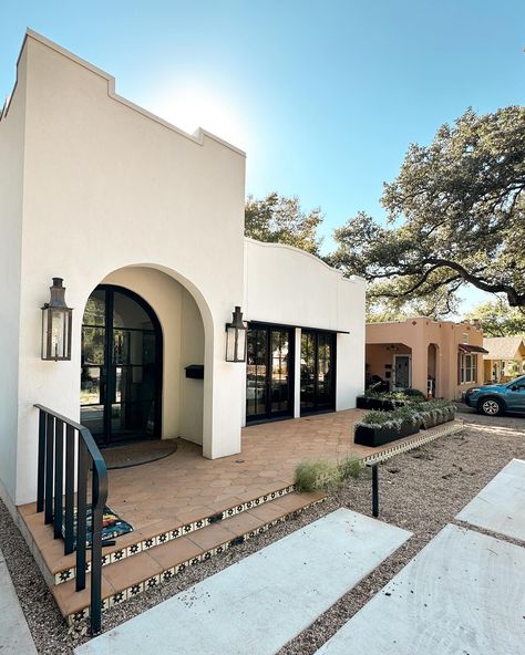 This beautful mediterranean-influenced project included a complete landscape overhaul with custom stucco walls, concrete parking pads, and tile overlay sidewalks. A custom-built dog run with hogwire fencing and pet-friendly artificial turf was installed for a low-maintenance backyard. Additional features include corten steel edging, limestone paver pathways, professional lighting, and fiberglass planters filled with carefully selected plants. The perfect back yard setup for your family and p... Corten Steel Edging, Low Maintenance Backyard, Limestone Pavers, Steel Edging, Dog Run, Fiberglass Planters, Stucco Walls, Artificial Turf, Corten Steel