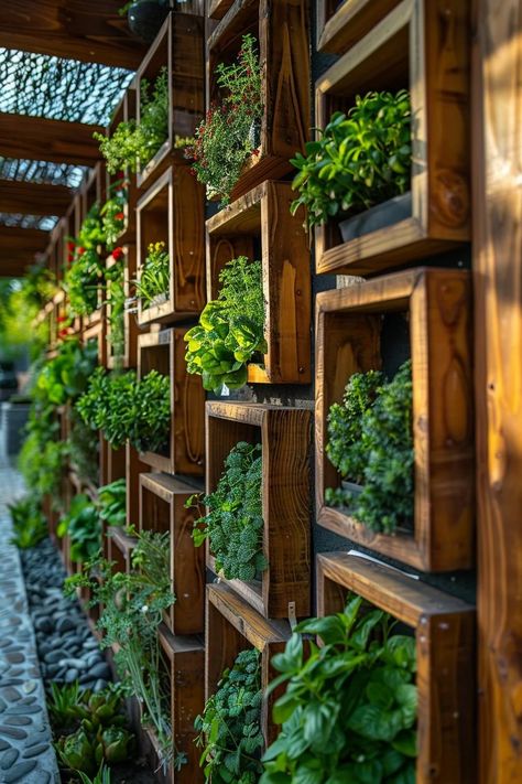 Wall With Plants Outdoor, Green Walls Plants, Outdoor Plant Wall Ideas, Living Walls Outdoor, Patio Wall Planters, Chic Patio, Outdoor Restaurant Patio, Green Wall Design, Cozy Garden