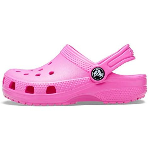 Crocs Unisex-child Kids' Classic Clogs Crocs Pink, Pink Crocs, Shoes Crocs, Crocs Classic Clogs, Cycling Workout, Classic Kids, Girl Shoes, Childrens Shoes, Strap Heels