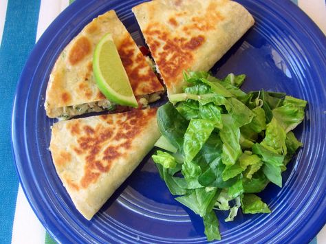 Crab Quesadilla Recipe, Crab Quesadilla, Artificial Crab, Quesadilla Recipes, Monterey Jack, Seafood Dinner, Simply Delicious, Spring Recipes, Crispy Bacon