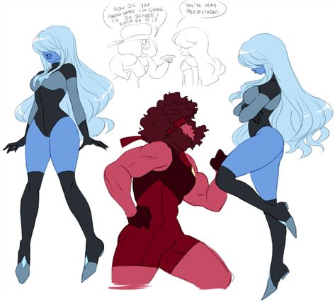 Holy shit...Sapphire is sexy as hell like this...LOOK AT DEM LEGS Sapphire Steven Universe, Steven Universe Oc, Steven Universe Anime, Ruby And Sapphire, Steven Universe Au, Steven Universe Drawing, Steven Universe Memes, Steven Universe Funny, Steven Universe Characters