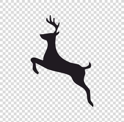 Raindeer Drawing Cartoon, Reindeer Silhouette, Flying Reindeer, Antler Art, White Cartoon, Silhouette Clip Art, Clip Art Png, Silhouette Png, Big Bird