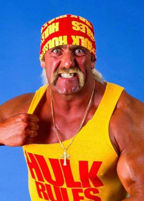 Hulk Hogan Wallpaper, Wwe Hulk Hogan, Elvis 68 Comeback Special, Wwf Superstars, Comic Book Frames, Wwf Wrestling, Wwe Pictures, Andre The Giant, Wrestling Stars