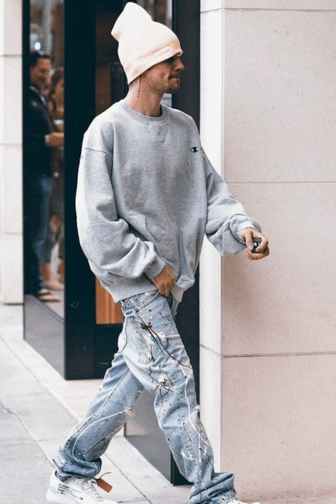 Dress Like A Celebrity, Men Spring Outfits, Mens Fashion Summer Outfits, Justin Bieber Outfits, Outfits Men Streetwear, Justin Bieber Style, Justin Bieber Images, Outfit Oversize, Techwear Fashion