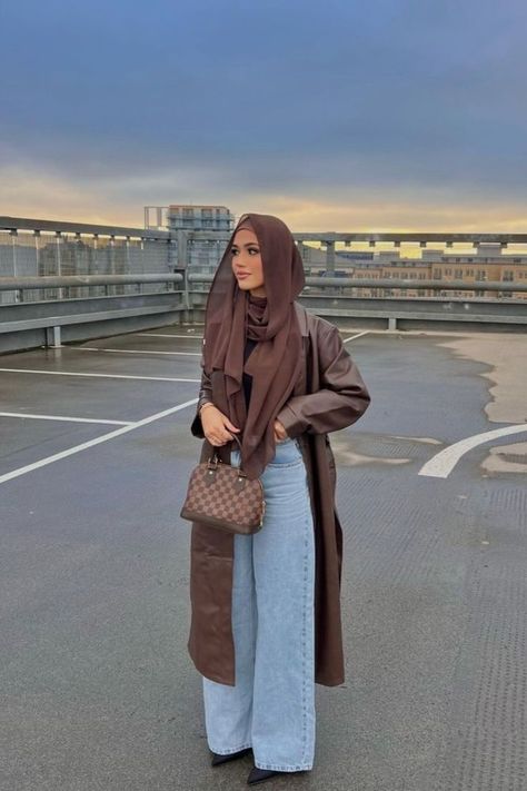 Modest Winter Outfits, Outfits Muslim, Estilo Hijab, Modest Casual Outfits, Stile Hijab, Modern Hijab Fashion, Mode Zara, Modesty Outfits, Mode Turban