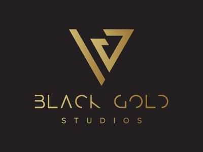 Black Gold logo by Martin Servantes Black And Gold Logo Design Ideas, Black And Gold Logo Design, Dripping Nails, Names For Companies, Gold Logo Branding, Metal Logo Design, Written Logo, Fancy Logo, Black And Gold Design