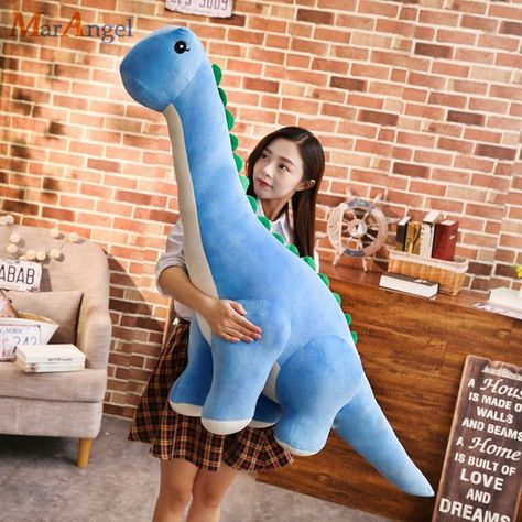 none Dinosaur Types, Long Neck Dinosaur, Plush Dinosaur, Giant Dinosaur, Dino Toys, Dinosaur Plush Toy, Kawaii Christmas, Kids Imagination, Dinosaur Plush