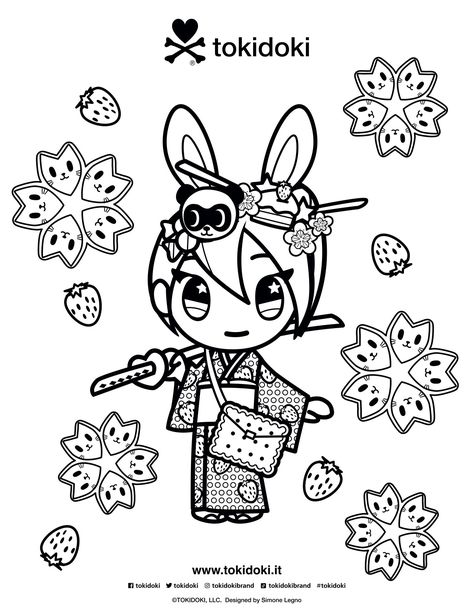 Tokidoki Coloring Pages, Tokidoki Coloring Pages Free Printable, Tokidoki Stickers, Moofia Tokidoki, Tokidoki Adios, Tokidoki Mermicorno, Tokidoki Unicorno Series 1, Adult Colouring Pages, Adult Colouring