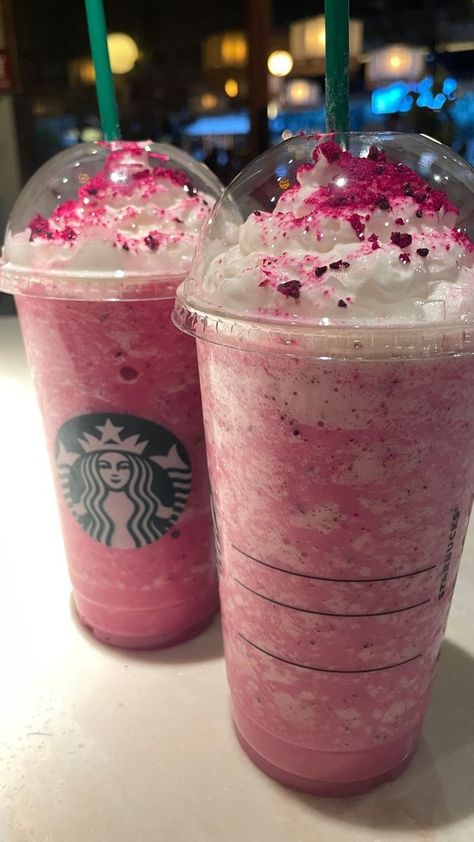 Pink Starburst Drink, Minuman Starbucks, Starbucks Drink Menu, Drinks Starbucks, Café Starbucks, Kreative Snacks, Starbucks Secret Menu Drinks, Bebidas Do Starbucks, Healthy Starbucks