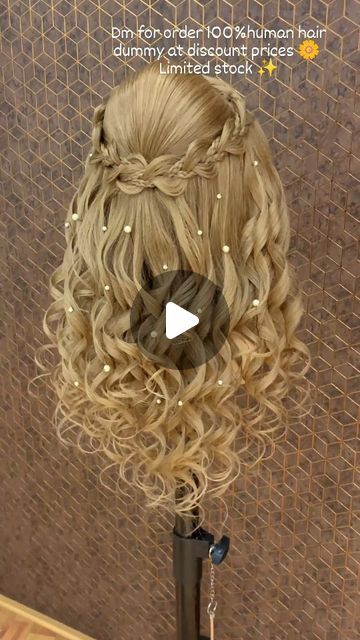 Pencil Curls, Hairstyles Professional, Up Hairdos, Pretty Accessories, Wedding Updo, Blonde Color, Messy Hairstyles, Accessories Hair, Indian Bride