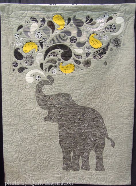 Happy New Year to all, and welcome to the 43rd Free Pattern Day  at Quilt Inspiration!!!  We love baby and toddler quilts, and we're sharing... Elephant Quilt Ideas, Elephant Quilts, Elephant Quilts Pattern, Colchas Quilting, Elephant Quilt, Kids Quilts, Baby Quilt Patterns, Childrens Quilts, Toddler Quilt