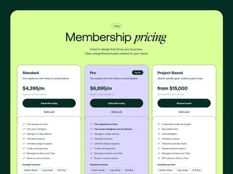 Wegrow - design subscription - Awwwards Honorable Mention Subscription Card Design, Membership Page Design, Membership Site Design, Subscription Website Design, Pricing Web Design, Price Package Design, Membership Website Design, Pricing Page Design, Membership Card Design