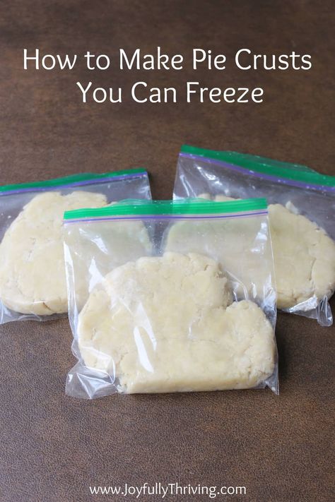 Freezer Pie, Pie Crust Recipe Easy, Chocolate Chip Pie, Pie Dough Recipe, Frozen Pie Crust, Easy Pie Crust, Pie Crust Dough, Perfect Pie Crust, Frozen Pie