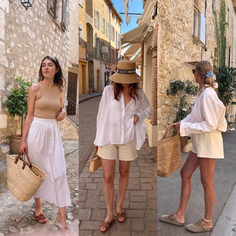 Neutral Summer Outfits, Barcelona Outfits, Summery Outfits, Europe 2024, Europe Style, Paris Summer, European Summer Outfits, Spring Capsule Wardrobe, Italy Trip