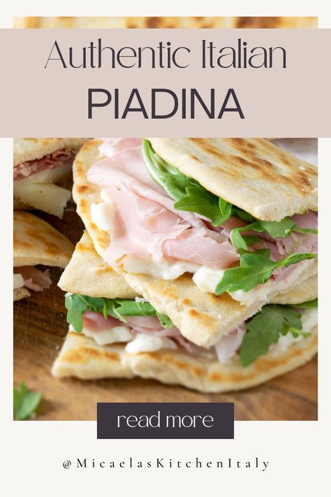 Authentic Italian Flatbread, Piadina Recipe - Welcome to my amazing Grandma's Secret Recipe: Flatbread in 10 minutes! No Oven Required!
No oven required, just flour and butter? Yes, please!  This easy and delicious flatbread is made with just a few simple ingredients, and can be made in just 10 minutes! - #howtomakepiadina
#piadinarecipe 
#italianflatbread Piadina Recipe, Italian Flat Bread, Italian Flatbread, Pi A, Secret Recipe, Authentic Italian, Flatbread, Yes Please, Simple Ingredient