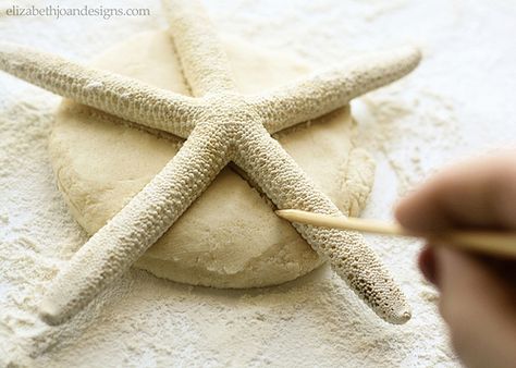 Salt Dough Starfish, Starfish Template, Painted Pine Cones, Wiccan Crafts, Salt Dough Ornaments, Nautical Christmas, Trying Something New, Cup Of Water, Snow Flakes