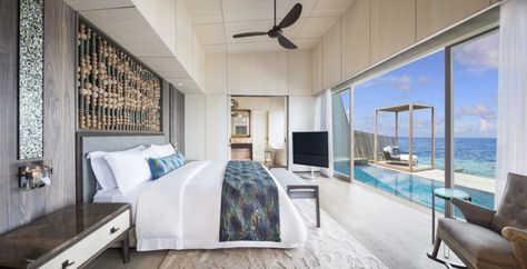 Reorganize Bedroom, St Regis Maldives, Private Island Resort, Maldives Hotel, Maldives Resort, Island House, St Regis, Green Building, Commercial Design