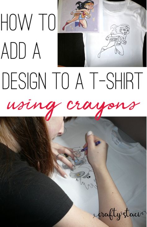 How to add a design to a t-shirt using crayons from craftystaci.com #tshirthacks #kidcrafts #crayons Diy Shirt Printing, How To Make Iron, Easy Gifts To Make, Making Crayons, Boys Fall Fashion, Diy Crayons, Crayon Crafts, Fabric Paint Diy, Crayon Drawings