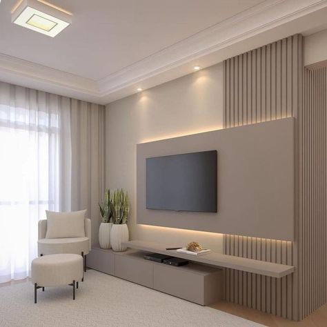 Hiasan Dalaman Rumah, Feature Wall Living Room, تصميم داخلي فاخر, Latest Living Room Designs, Home Hall Design, Desain Furnitur Modern, Hall Interior Design, تصميم للمنزل العصري, Apartment Living Room Design