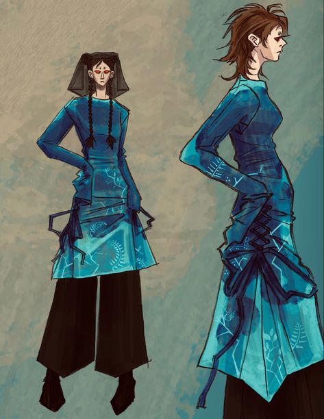 Teal Clothing Aesthetic, Blue Witch Aesthetic Outfit, Blue Goth Aesthetic Outfits, Dark Turquoise Outfit, Cyan Clothes, Blue Goth Outfits, Cyan Outfit, Black Outfit Grunge, Witch Aesthetic Outfit