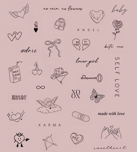 Small Hand Drawn Tattoos, 1inch Tattoo For Women, 2x2 Tattoo Ideas Simple, Minimal Matching Tattoos Best Friends, Simple Tiny Tattoos, Little Tattoos For Men, Small Tiny Tattoos, 2 Inch Tattoo Ideas, Bad Bunny Tattoo