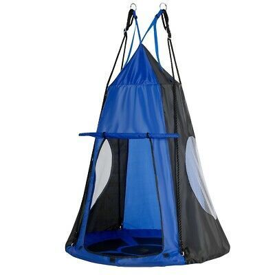 @#!  Kids Hanging Chair Swing Tent Set-Blue... Kids Hanging Chair, Backyard Trees, Hanging Hammock Chair, Galvanized Pipe, Hanging Tree, Patio Swing, Tree Swing, Rolling Door, Tromso