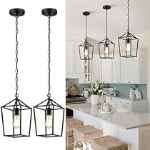 Light Fixtures Hanging, Farmhouse Pendant Lights, Kitchen Island Black, Modern Kitchen Pendants, Pendant Lights Kitchen Island, Lights Kitchen Island, Pendant Lights Kitchen, Black Crystal Chandelier, Lamps For Kitchen