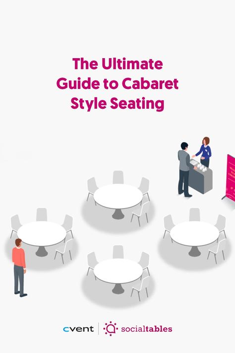 Cabaret style seating is used for events such as presentations, galas, award shows, dinners, and even training seminars. Chances are you’ve been to — or planned — an event that used this type of seating. But what is it, exactly? Keep reading to discover the pros, cons, and best practices of cabaret style seating. Then, explore ways to make the most of this seating arrangement no matter what venue you book, with examples from leading brands. Cabaret Style Seating, Sitting Arrangement, Gala Dinner, Seating Charts, Best Practices, Cabaret, Seating Arrangements, Event Design, Event Planning