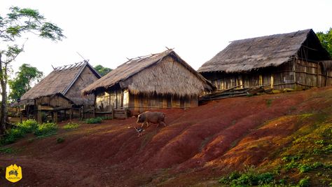 Village Tattoo, Hmong Village, Watercolor Reference, Diorama Ideas, Luang Prabang, Landscape Photography Nature, Library Decor, On The Top, Photography Nature