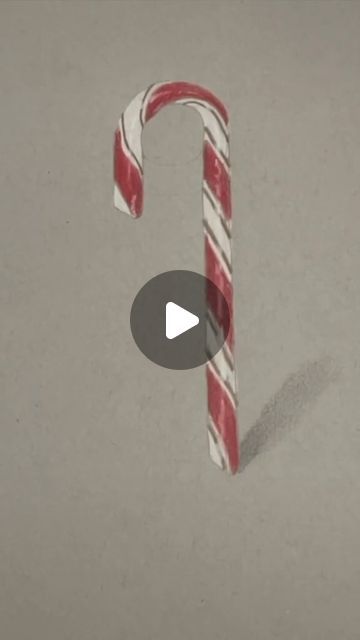 Mark Liam Smith on Instagram: "Draw a realistic candy cane. Holiday drawing lesson for beginners on how to draw a candy cane. #drawinglesson #howtodraw" Candy Cane Drawing, Holiday Drawing, Drawing Lesson, Candy Cane Stripes, Drawing Lessons, Christmas Watercolor, Christmas Trees, Candy Cane, To Draw