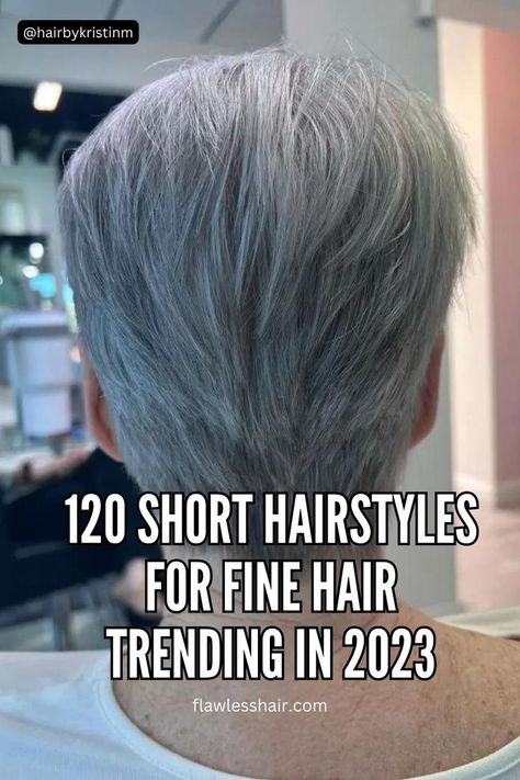 Short Bob Hairstyles for Fine Hair: Trendy Short Hairstyles Collection for Fine Hair. Stylish Short Haircuts for Women, Including Over 60. Hairstyle For Fine Hair, Fine Hair 2023, Short Haircuts For Fine Hair, Trending In 2023, Short Hairstyles For Fine Hair, Hairstyles For Fine Hair, Short Hairstyles Fine, Over 60 Hairstyles, Short Hair Trends