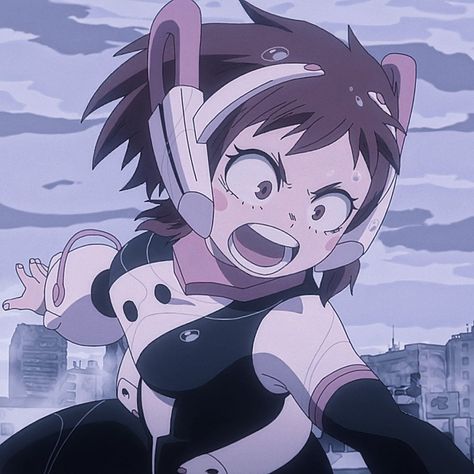 Mha Uraraka Icons, Drawings For Her, Mha Uraraka, Hero Academia Uraraka, Mha Screenshots, Hero Academia Icons, Anime Mha, Academia Icons, Mha Icons