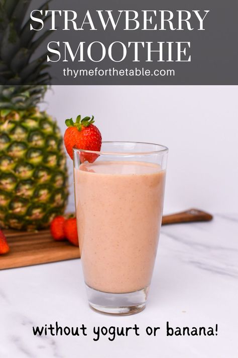 Smoothie Recipe Without Yogurt, Yogurt And Banana, Smoothie Without Milk, Smoothies At Home, Smoothie Without Banana, Smoothie Without Yogurt, Smoothies Healthy, Veggie Smoothies, Homemade Smoothies