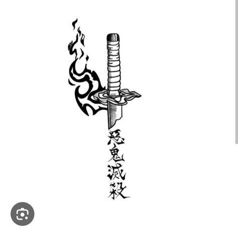 Anime Swords Ideas Tattoo, Chinese Tattoo Men, Leo Tattoo For Men, Rengoku Tattoo Ideas, Set Your Heart Ablaze Tattoo, Vinland Saga Tattoo, Small Mens Tattoos, Japanese Tattoo Words, Wing Tattoo Men