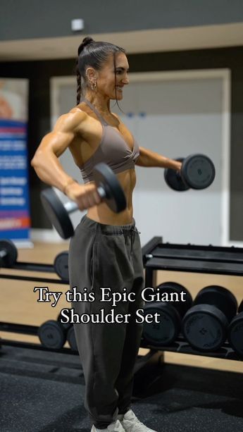 Hayley Madigan | My Shoulders were on fire after 1 Set of this! 🔥 Ad Try this Epic Giant Set 👉🏼 1) Lateral Raises x 12-15 reps Then use the same… | Instagram How To Strengthen Shoulders, Exercise Arms, Shoulder And Arm Workout, Resistance Band Arm Workout, Workout Female, Bicep And Tricep Workout, Shoulder Workouts, Beautiful Arms, Trx Workouts