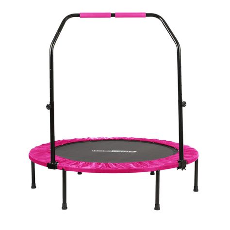 Discover the HolaHatha 48-Inch Foldable Mini Trampoline, revolutionizing your fitness journey for both kids and adults. Embark on a journey to wellness with this mini trampoline, where innovation meets fitness. With an adjustable heavy-duty handlebar and sturdy steel frame, this trampoline caters to users of all ages and heights, providing stability and security with a waterproof mat secured by steel springs. Supporting up to 440 pounds, it features an adjustable foam handlebar and rubber-sleeve Fitness Trampoline, Work Out Routines Gym, Kids Trampoline, Trampoline Workout, Mini Trampoline, Outdoor Play Equipment, Workout Essentials, Workout Regimen, Spring Design