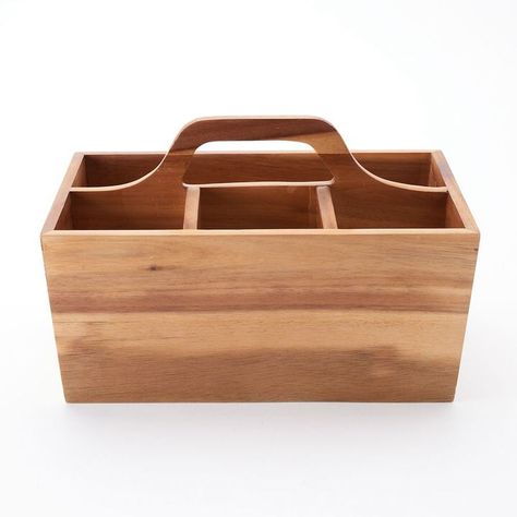 Food NetworkTM Acacia Wood Utensil Caddy Restaining Wood Furniture, Carpentry Gifts, Utensil Caddy, Outdoor Drinkware, Wood Utensils, Wooden Kitchen Utensils, Wooden Basket, Furniture Design Wooden, Utensil Organization