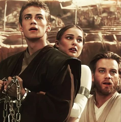 Anakin Padme Obi Wan, Anakin Padme And Obi Wan, Padme Anakin Obi Wan, Obi Wan And Anakin Clone Wars, Star Wars Anakin And Obi Wan, Anakin Obi Wan And Padme, Padme And Obi Wan, Obi Wan And Padme, Star Wars Prequels Aesthetic