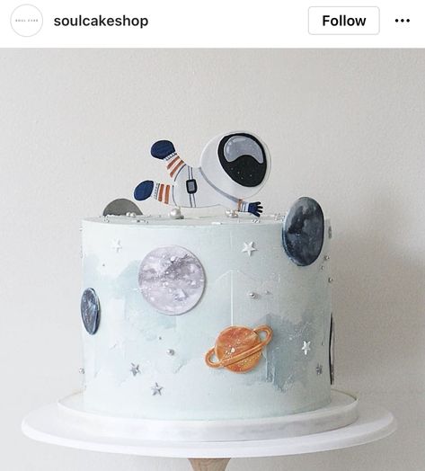 1st Birthday Party Cake, Soul Cake, Planet Cake, Boys 1st Birthday Cake, Galaxy Cake, Themed 1st Birthday, Boys First Birthday Party Ideas, Boys 1st Birthday Party Ideas, Astronaut Birthday