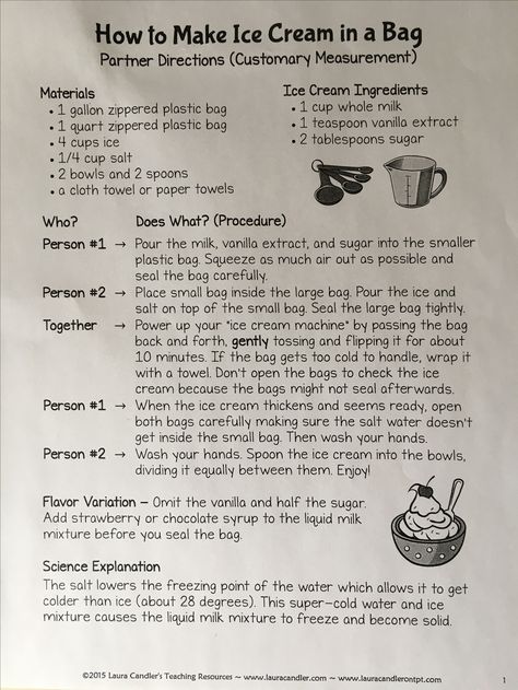 Ice Cream in a Bag **School** Freezer Bag Ice Cream, Ice Cream Baggie Recipe, Make Your Own Ice Cream In A Bag, Diy Ice Cream In A Bag, Making Ice Cream In A Bag, Homemade Ice Cream Recipes In A Bag, Ice Cream In A Bag Recipe Kids, Homemade Ice Cream In A Baggie, How To Make Ice Cream In A Bag