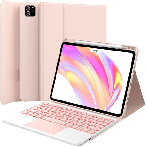 PRICES MAY VARY. ✅[Compatibility] GreenLaw × Y Series Case with Keyboard for iPad Pro 11-inch 4th Generation 2022(A2759/A2435/A2761/A2762), for iPad Pro 11-inch 3rd Generation 2021(A2377/A2459/A2301/A2460), for iPad Pro 11-inch 2nd generation 2020(A2228/A2068/A2230/A2231), for iPad Pro 11-inch 1st generation 2018(A1980/A2013/A1934/A1979). Before you order, please check the back of your iPad to confirm the model number. ✅[7-Color Backlit] 3 levels and 7 Color Backlight with this keyboard for iPad Ipad Computer, Keyboard For Ipad, Ipad Pro 11 Inch, Cute Ipad Cases, Keyboard With Touchpad, College Ideas, Pc Components, Keyboard Case, Number 7