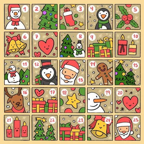 Advent Calendar Free, Calendar Advent, Christmas Advent Calendar Diy, Printable Advent Calendar, Wooden Advent Calendar, Advent Calenders, Diy Calendar, Noel Diy, Christmas Calendar