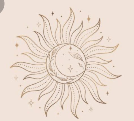 Moon And Sun Neck Tattoo, Sun Lover Tattoo, Ethereal Sun Tattoo, Half Sun Half Flower Tattoo, Sun Moon Star Tattoos, Sun Tattoo On Ribs, Bohemian Sun Tattoo, Boho Sun And Moon Tattoo, Sun Tattoo Boho