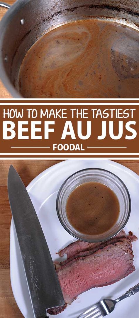 How Do You Make Au Jus Sauce, Au Jus Recipe Easy Beef Broth, Aujus Sauce Recipe Easy, Beef Jus Recipe, Aujus Sauce, Prime Rib Gravy, Beef Jus, Heart Sandwiches, Au Jus Sauce