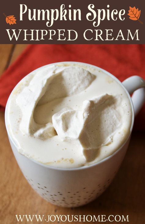 Whipped Cream Homemade, Keto Whipped Cream, Spiced Whipped Cream, Vegan Pumpkin Spice, Dairy Free Pumpkin, Recipes With Whipping Cream, Homemade Pumpkin Spice, Charm Squares, Baking Substitutes