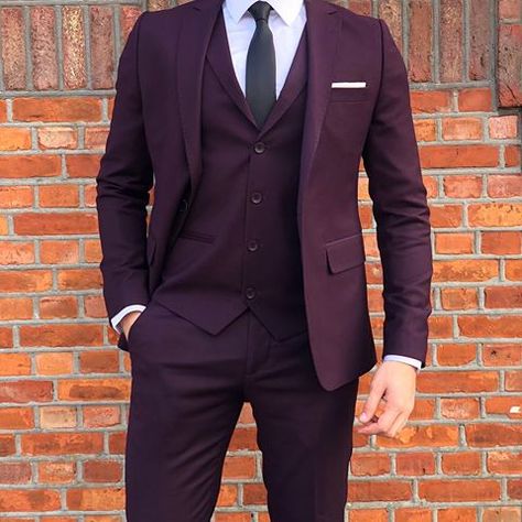 Purple Groomsmen, Suits Groomsmen, Purple Tuxedo, Tuxedo Wedding Suit, Suit 3 Piece, Wedding Suits For Men, Wedding Suits Groomsmen, Suits Formal, Groom Suits