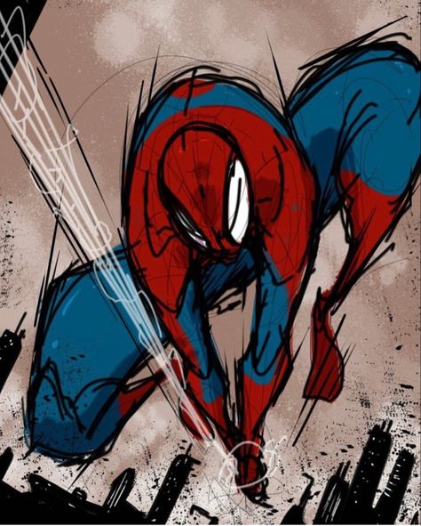 Spiderman Poses, Spiderman Comic Art, Spiderman Drawing, Spiderman Art Sketch, Digital Sketch, Spiderman Spider, Spiderman Artwork, Alex Ross, Spiderman Pictures