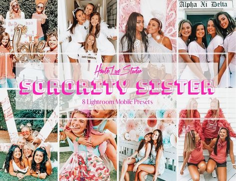 Excited to share the latest addition to my #etsy shop: Sorority Presets, Blogger Presets, 8 Lightroom Mobile Preset, Instagram Presets, Insta Presets, Best Preset, Minimal Preset, College Presets Sorority Filter, Sorority Photoshoot, Top Lightroom Presets, Adobe Lightroom Photo Editing, Lightroom Editing Tutorials, Lightroom Presets Portrait, Lightroom Editing, Instagram Theme, Editing Tutorials